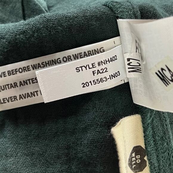 Madewell Plus Lightspun Button-Front Midi Dress Dark Palm Size 16W NEW - Picture 6 of 7